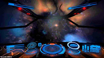 Elite: Dangerous blue HUD with white details