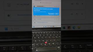 This app has been blocked by your system administrator | Unable to install any app on laptop #apps