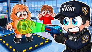 Trabaj como Guardia de SEGURIDAD del Aeropuerto en Roblox...