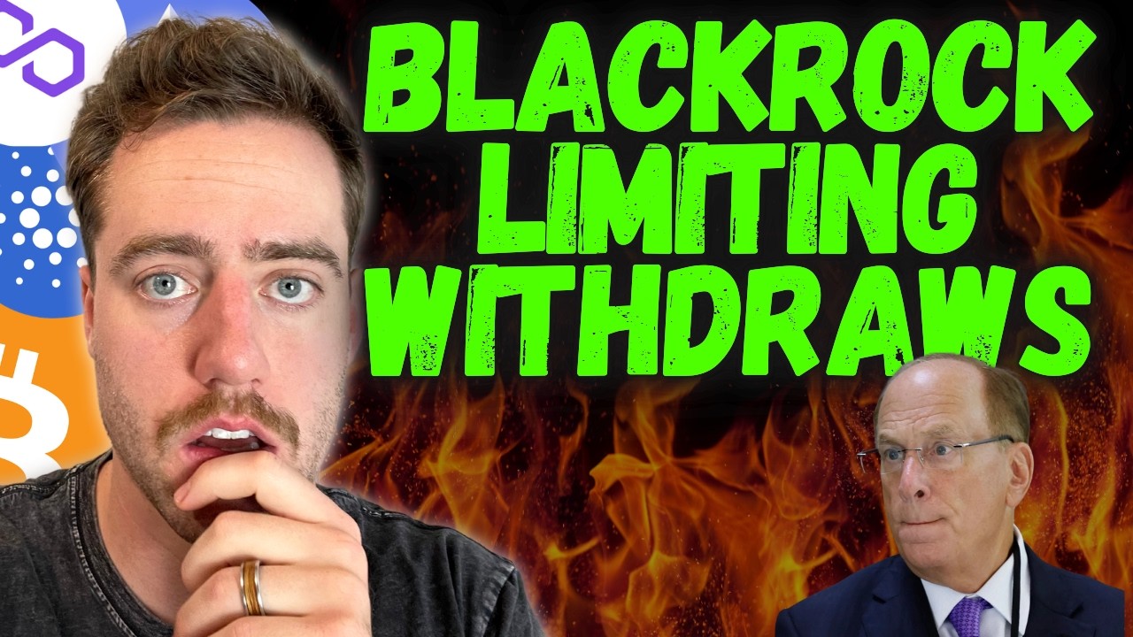 Акции Blackrock стремительно падают сегодня после ограничения вывода средств!
