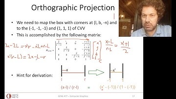 computer graphics - viewing transformations