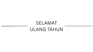Gunsaleh - Selamat Ulang Tahun