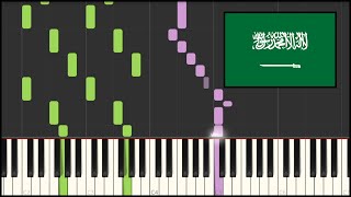 Saudi Arabia National Anthem (Piano Tutorial)