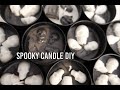 My First Attempt at Spooky Candle Making!