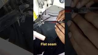 how to do flat seam stitch  flat seam ISO  607 | 4  needle flat seam | dntv