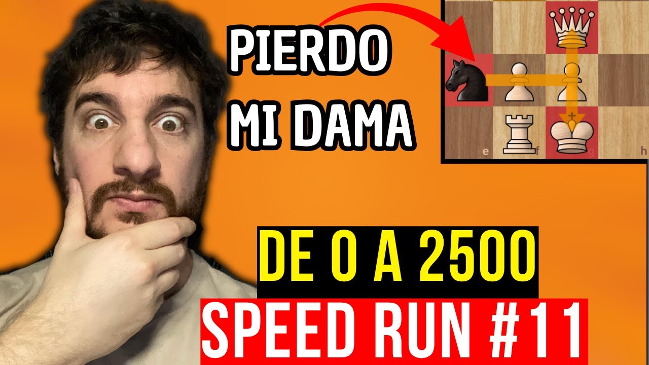 ¡Me dejé la dama siendo Maestro FIDE! 😭 Pero esperá a ver el final... (Speed RUN #11)
