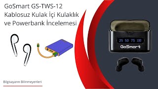 A101'de Satılan GoSmart GS-TWS-12 Kablosuz Kulak İçi Kulaklık ve Powerbank İncelemesi