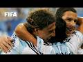 Crespo, Saviola Shoot Argentina Past Drogba & The Elephants