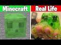 Realistic Minecraft | Real Life vs Minecraft | Realistic Slime, Water, Lava #507