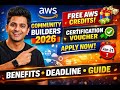 AWS Community Builders 2026 🔥 Apply Now | Benefits, Deadline & Process