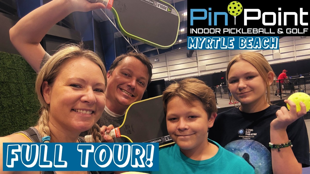 Pin Point Indoor Pickleball & Golf Myrtle Beach FULL TOUR!