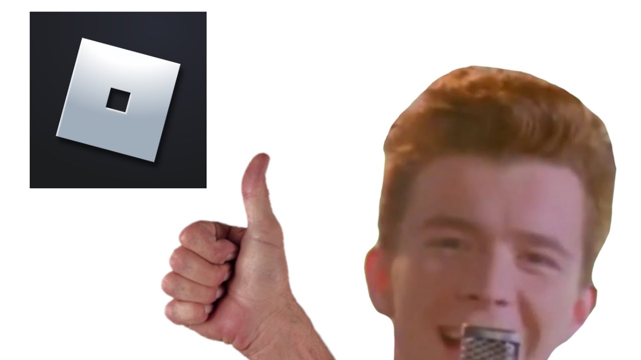 Rick Astley plays Roblox YouTube