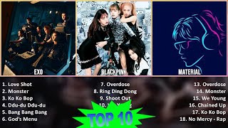 E X O MIX Best Songs ONE ~ 2010s Music So Far ~ Top Rock, Dance Pop, Pop, K Pop Music