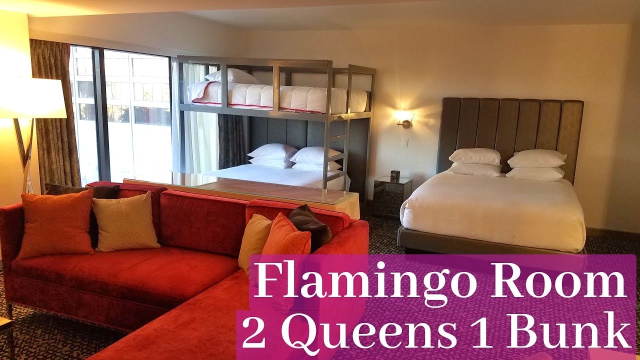 Flamingo Las Vegas Flamingo Room 2 Queens 1 Bunk New Room