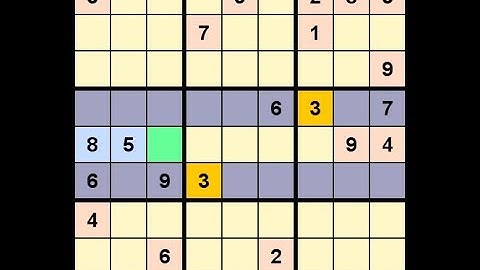 How to Solve Washington Times Sudoku Difficult Apr 1, 2020