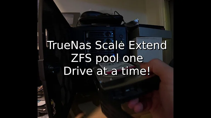 Truenas Scale expanding your ZFS pool 1 drive at a time | ZFS Extend feature | Dragonfish 25.04.0