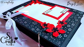 Scrapbook -Flower frame ❤️| Handmade | Anniversary scrapbook | Birthday scrapbook | S Crafts