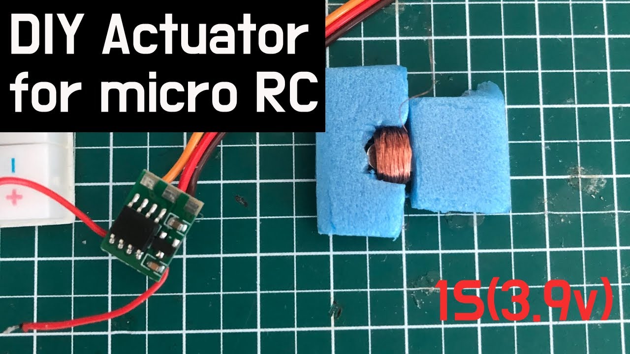 Making DIY actuator for 1S (#3)