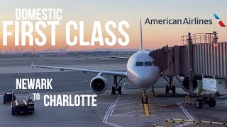 American Airlines Domestic First Class! | EWR - CLT | A321