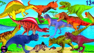 ไดโนเสาร์ ไดโนเสาร์ ไทแรนโนซอรัส สไปโนซอรัส คาร์โนทอรัส 13+