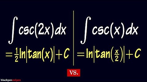 fun integral battle#-1: this is how you get ln|tan(x/2)|+C