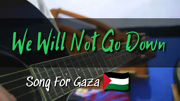 We Will Not Go Down  - Michael Heart (Song For Gaza) | Gitar Cover with Chord | Wayne Rezza |