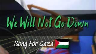 We Will Not Go Down  - Michael Heart (Song For Gaza) | Gitar Cover with Chord | Wayne Rezza |