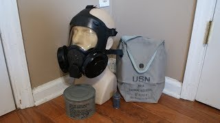 OLD VIDEO) U.S. Navy Diaphragm Gas Mask Mk.V - YouTube