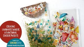 Creating Laminated Shaker Dividers and FUNCTIONAL Diecut Pockets for your Planner!