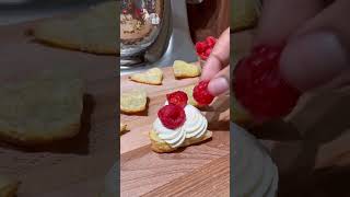 Berry and Cream Puff Pastries ? valentinesday galentinesday