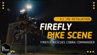 Firefly rescues Cobra Commander - bike scene | G.I. Joe Retaliation | ES EPIC ACTIONS