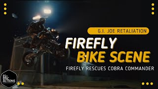 Firefly rescues Cobra Commander - bike scene | G.I. Joe Retaliation | ES  EPIC ACTIONS