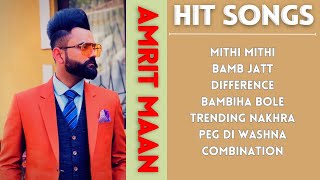 AMRIT MAAN HIT JUKEBOX : All Songs | Punjabi Songs 2024 | Playlist | Guru Geet Tracks