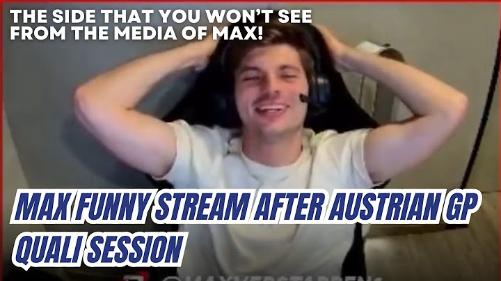 Max Verstappen HILARIOUS Streaming Session right after Failing at Austrian GP Qualification
