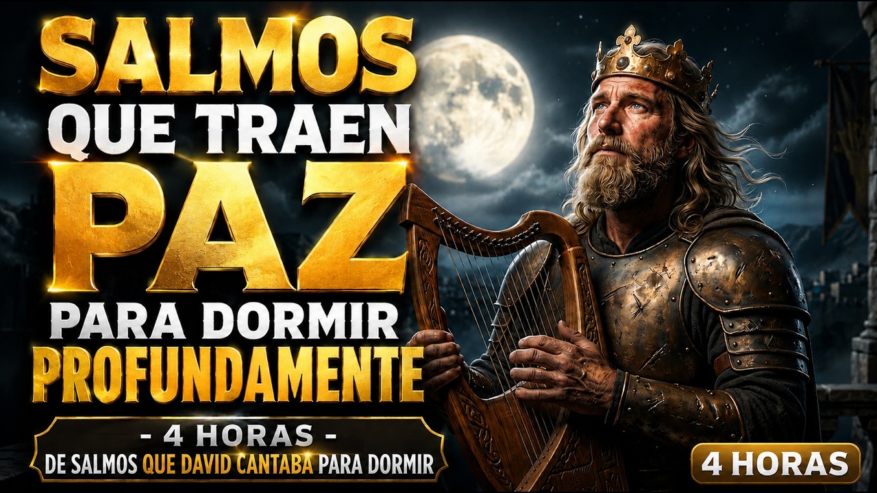 SALMOS PARA DORMIR CON PAZ Y SEGURIDAD (4 HORAS) | Salmos que David ...