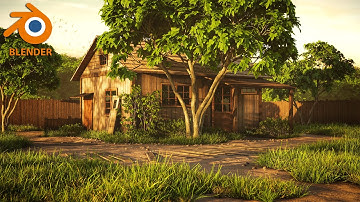 Made with Blender - 3D Environment - Timelapse