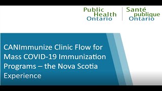 CANImmunize Clinic Flow for Mass COVID-19 Immunization Programs – the Nova Scotia Experience screenshot 5