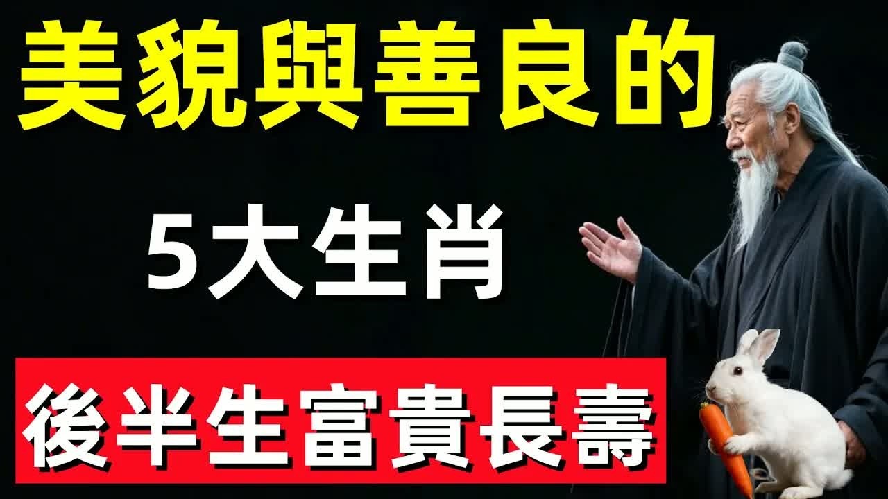 美貌與善良兼具的5大生肖，註定後半生富貴長壽！#修行思維 #修行 #福報 #禪 #道德經 #覺醒 #開悟 #禅修