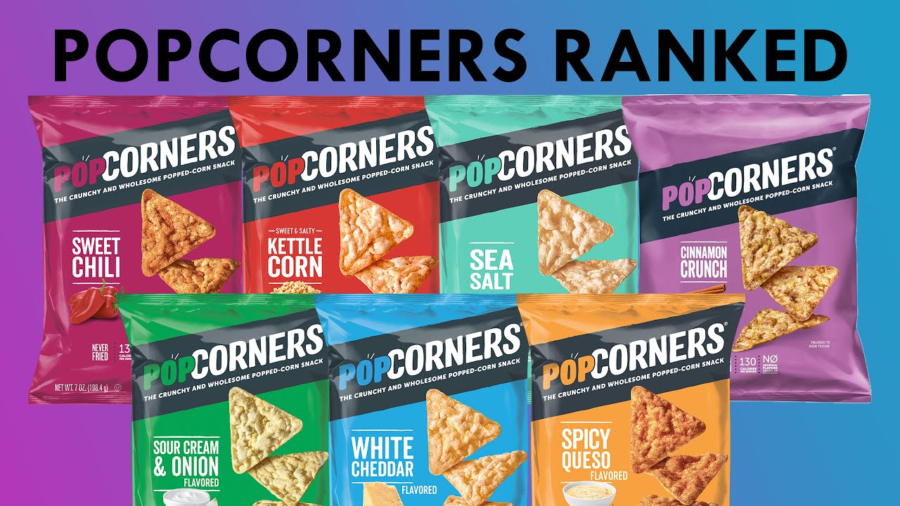 Trying All 7 Popcorners Flavors YouTube