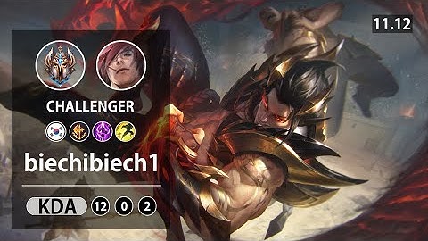 롤 챌린저 탑 세트 " biechibiech1 " //  LOL TOP Sett KR Challenger | Patch 11.12✅