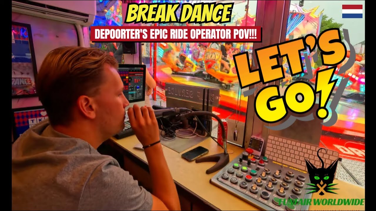 Depoorter's BREAK DANCE Epic Ride Operator POV at De Tilburgse Kermis 2025! 🇳🇱