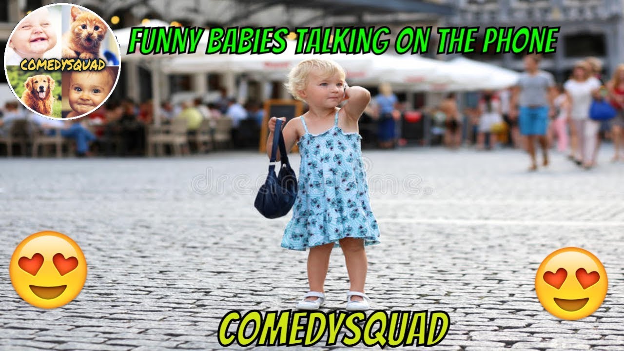 Funny Babies Talking on the Phone Compilation (2018)