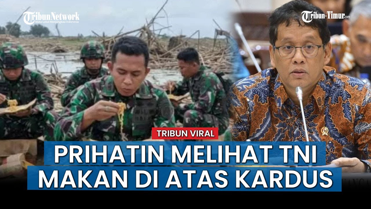 HOT NEWS; Respon Menteri Keuangan, Purbaya Yudhi Lihat Makanan TNI Bantu Warga di Daerah Bencana