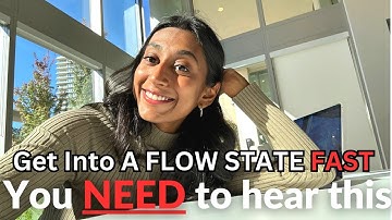 How I Get into a FLOW STATE while Studying - FAST - You will NOT Hear This ANYWHERE ELSE