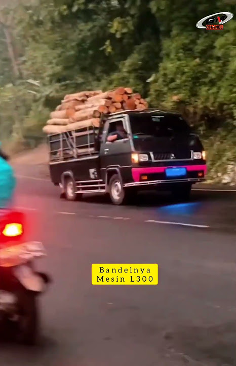 Nasib L300 ditanjakan bermuatan full..