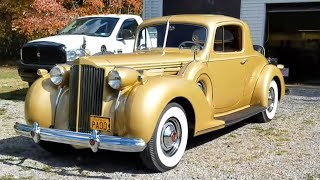 Scott's 1938 Packard 12 Gentleman's Coupe.