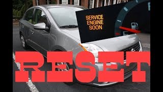 How to reset Service Engine soon Light on a 2008 Nissan Sentra.....