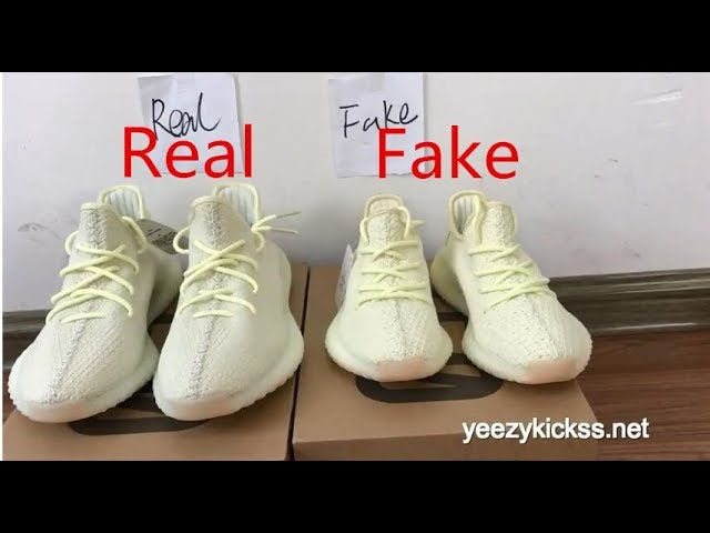 Real Vs Fake Yeezy Boost 350 V2 "Butter" - YouTube