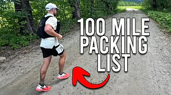EVERYTHING I Pack To Run 100 Miles