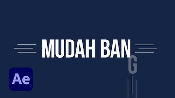 Text Animation Mudah | After Effects Tutorial Indonesia